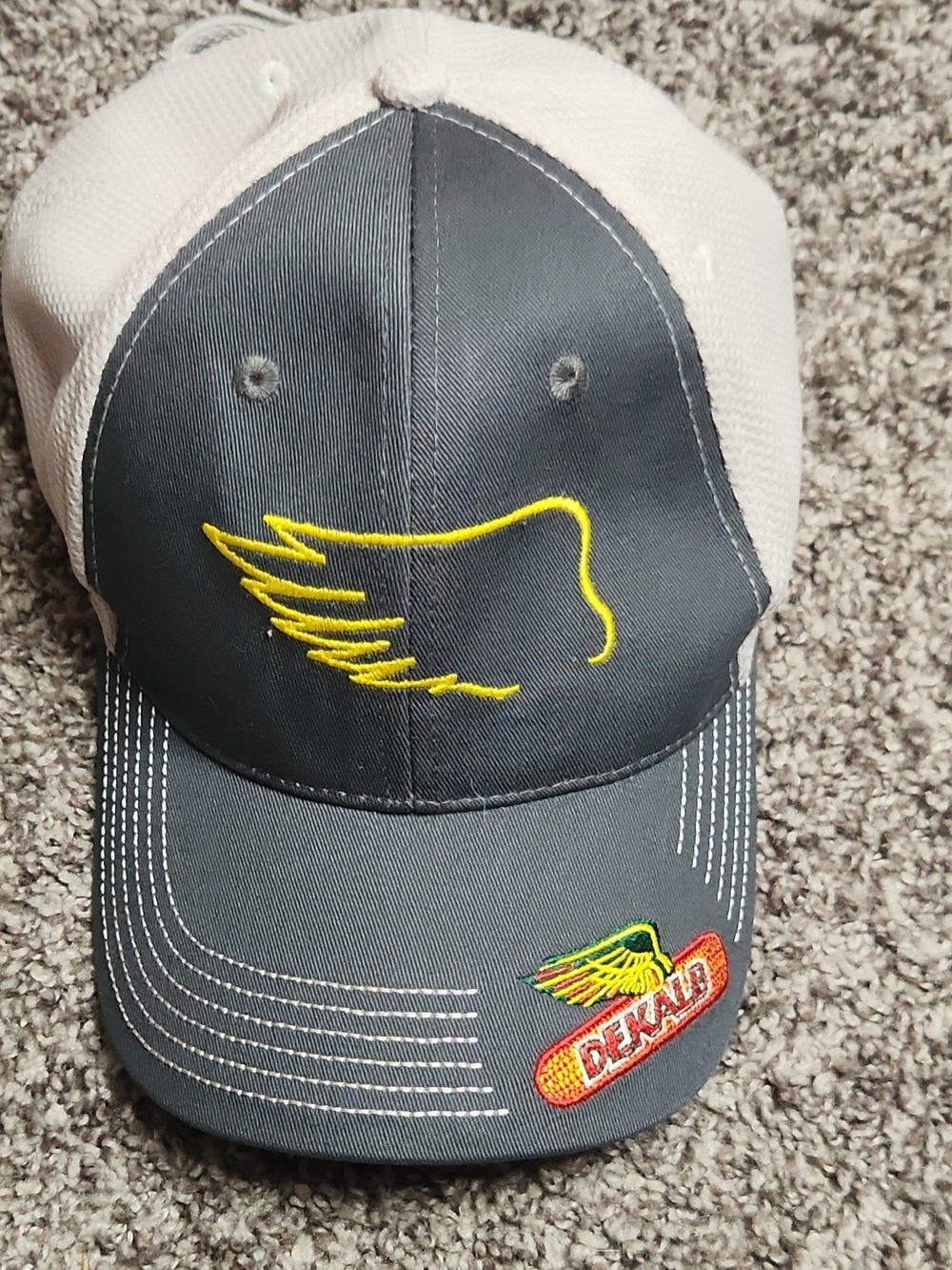 DEKALB Baseball Cap with Yellow Wing Logo